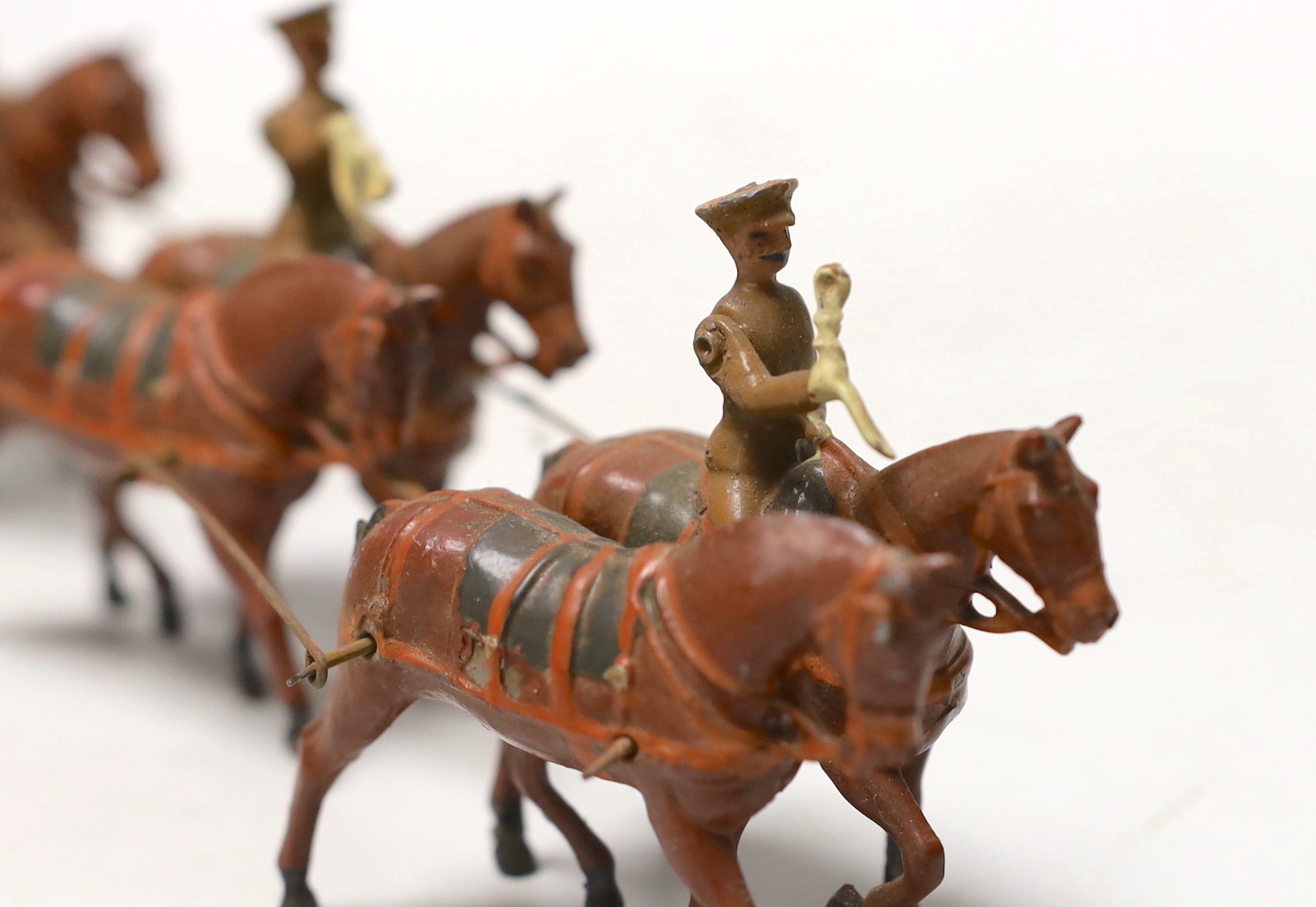 A Britain's six-horse team, service dress, pre-war